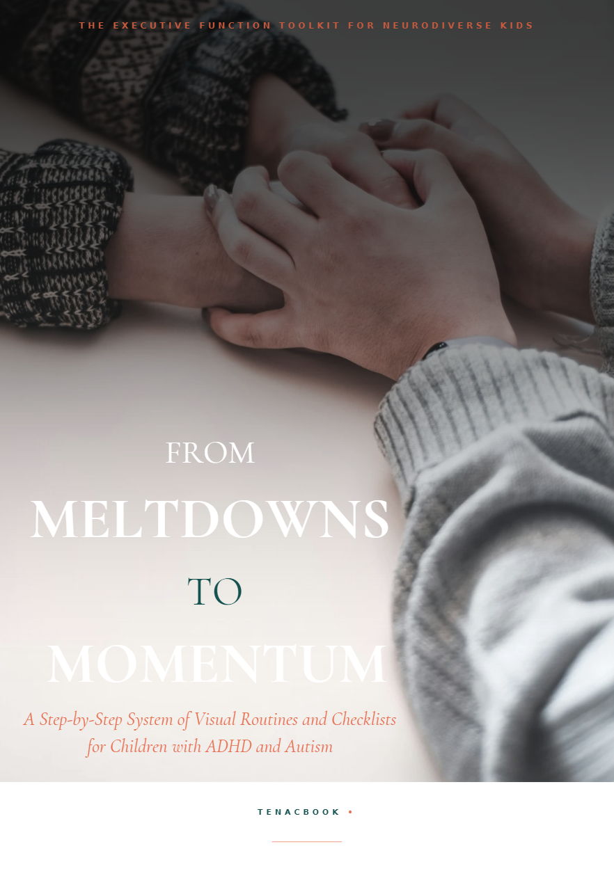 FROM MELTDOWNS TO MOMENTUM - A step-by-step system of Visual Routines and Checklists For Children with ADHD and Autism